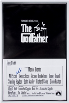 Al Pacino Autographed "The Godfather" 27x40 Movie Poster (PSA/DNA)